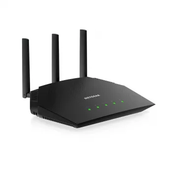 NETGEAR Nighthawk 4-Stream AX1800 WiFi 6 maršruto parinktuvas (RAX10) belaidis maršruto parinktuvas Gigabit Ethernet Dviejų dažnių (2,4 GHz / 5 GHz) juodas