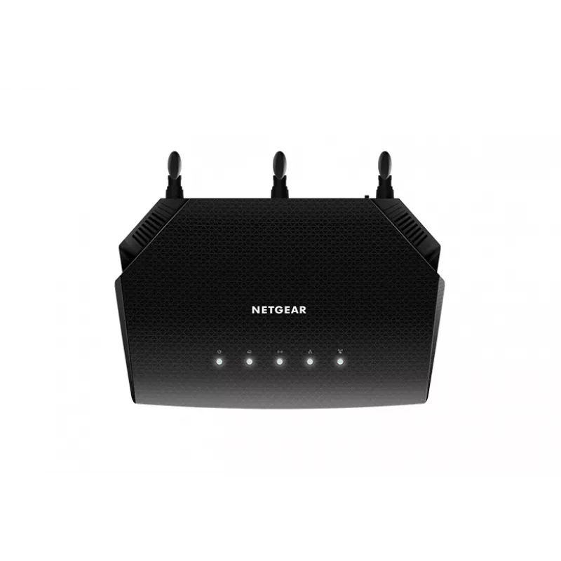 NETGEAR Nighthawk 4-Stream AX1800 WiFi 6 maršruto parinktuvas (RAX10) belaidis maršruto parinktuvas Gigabit Ethernet Dviejų dažnių (2,4 GHz / 5 GHz) juodas