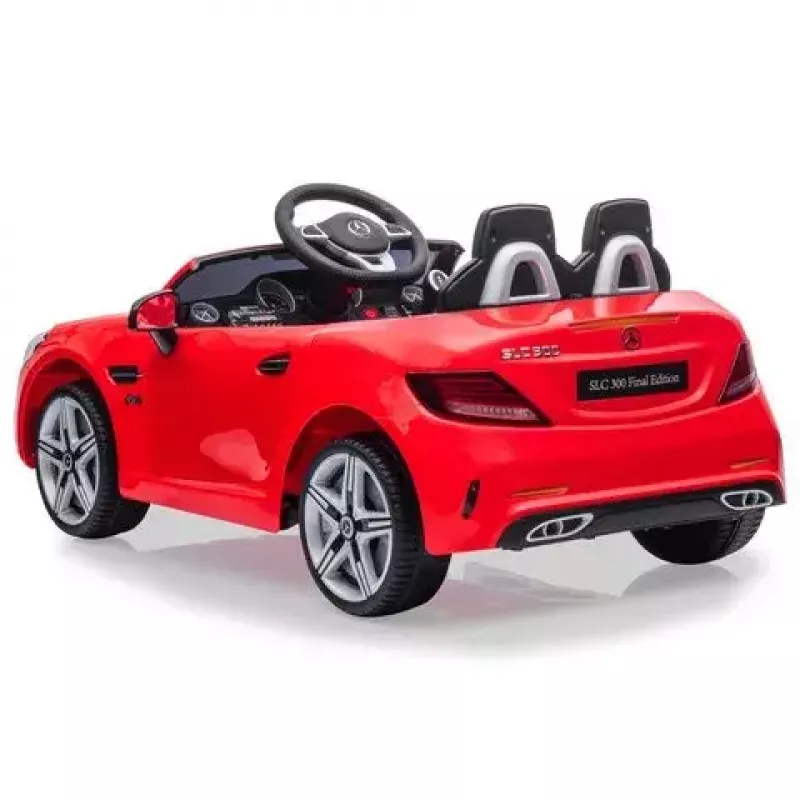 Važinėjamas automobilis Jamara Mercedes-Benz SLC, maitinamas baterijomis 12V, raudonas