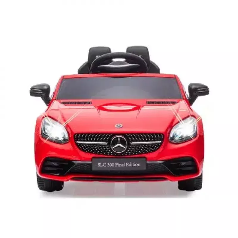 Važinėjamas automobilis Jamara Mercedes-Benz SLC, maitinamas baterijomis 12V, raudonas