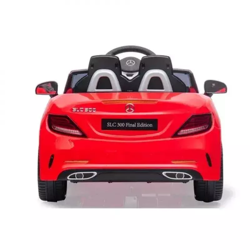 Važinėjamas automobilis Jamara Mercedes-Benz SLC, maitinamas baterijomis 12V, raudonas