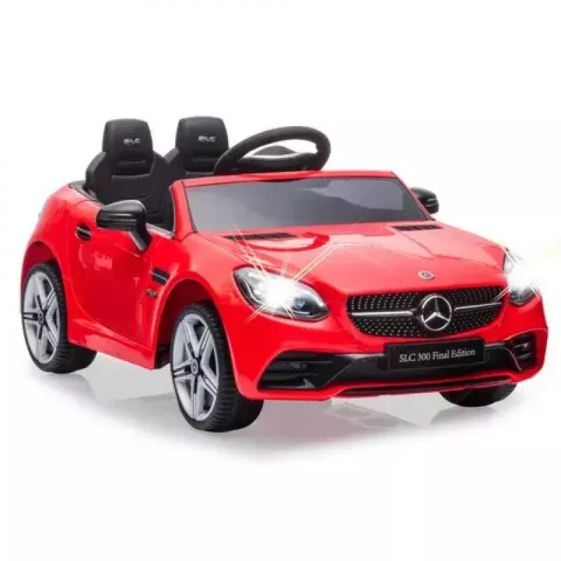 Važinėjamas automobilis Jamara Mercedes-Benz SLC, maitinamas baterijomis 12V, raudonas