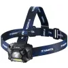 Ant galvos nešiojamas žibintuvėlis Varta WORK FLEX MOTION SENSOR H20 juodas mėlynas LED 150 lm 20 val.