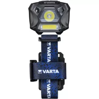 Ant galvos nešiojamas žibintuvėlis Varta WORK FLEX MOTION SENSOR H20 juodas mėlynas LED 150 lm 20 val.
