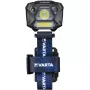Ant galvos nešiojamas žibintuvėlis Varta WORK FLEX MOTION SENSOR H20 juodas mėlynas LED 150 lm 20 val.