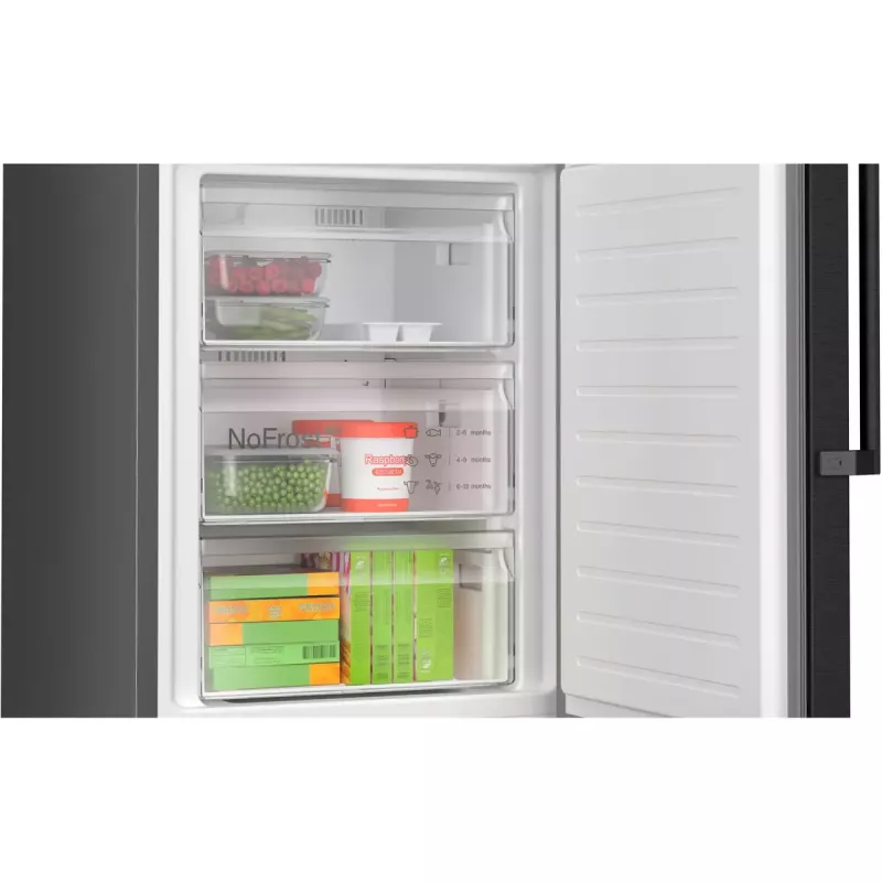 Bosch Serie 4 KGN39VXCT šaldytuvas-šaldiklis Laisvai pastatomas 363 L Pilka