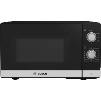 Bosch Serie 2 FFL020MS2 mikrobangų krosnelė juoda, nerūdijantis plienas Solo mikrobangų krosnelė Pastatoma 20 L 800 W