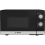 Bosch Serie 2 FFL020MS2 mikrobangų krosnelė juoda, nerūdijantis plienas Solo mikrobangų krosnelė Pastatoma 20 L 800 W