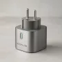 Smart Plug EcoFlow EFA-SMARTPLUG-EU Sidabrinis Vidinis Belaidis Bluetooth Wi-Fi