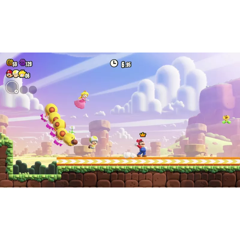 Nintendo Super Mario Bros. Wonder Standard Tradicinė kinų, vokiečių, olandų, anglų, ispanų, prancūzų, italų, japonų, korėjiečių, portugalų, rusų Nintendo Switch