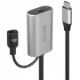 Lindy 5m USB 3.2 Gen 1 C/C aktyvus plėtinys, 5 m, USB C, USB C, USB 3.2 Gen 1 (3.1 Gen 1), 5 Gbit/s, juoda