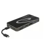 DeLOCK USB-C 3.2 dokinė stotelė 4K HDMI DP 1080p VGA USB šakotuvas PD 3.0
