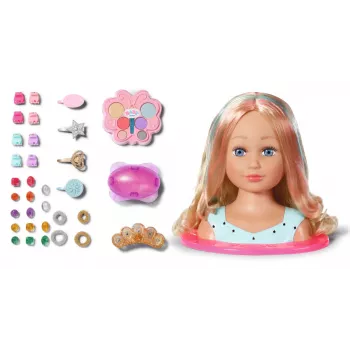 Lėlės makiažo ir plaukų formavimo rinkinys Zapf Creation BABY born Sister Styling Head Princess