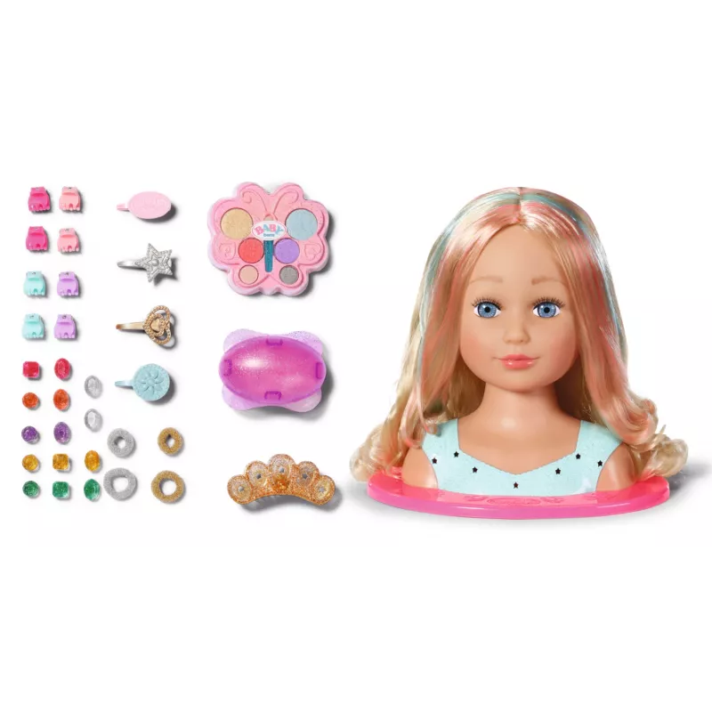 Lėlės makiažo ir plaukų formavimo rinkinys Zapf Creation BABY born Sister Styling Head Princess