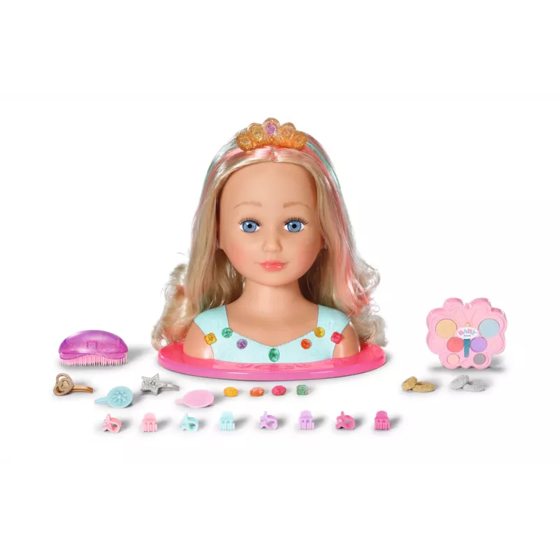 Lėlės makiažo ir plaukų formavimo rinkinys Zapf Creation BABY born Sister Styling Head Princess