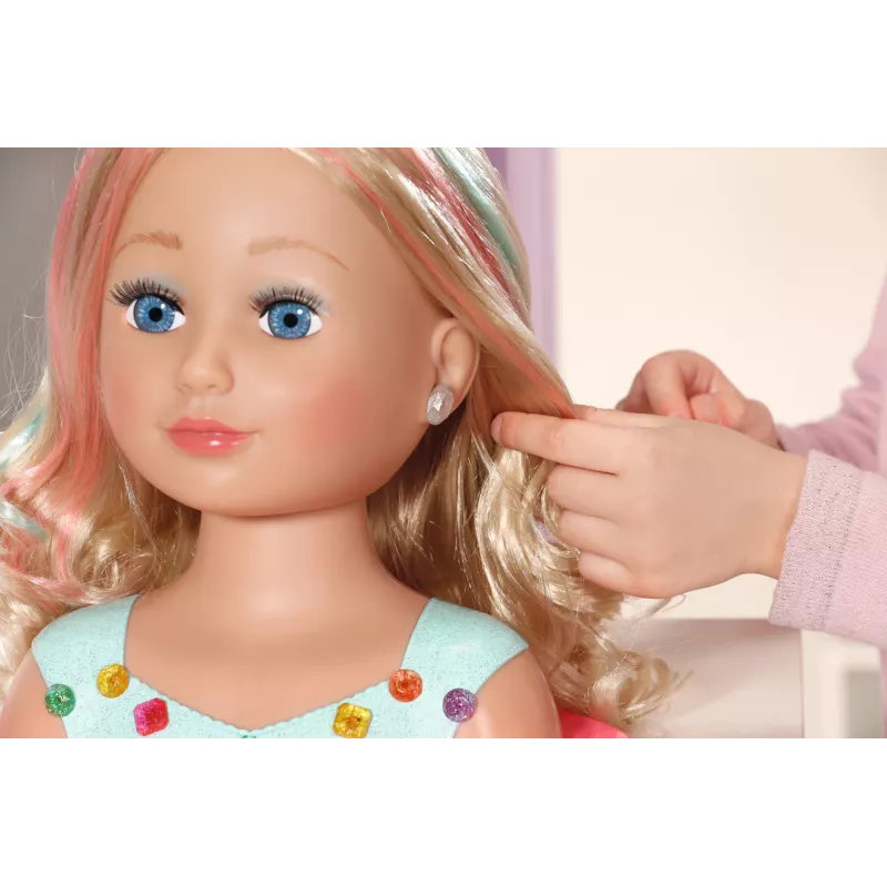 Lėlės makiažo ir plaukų formavimo rinkinys Zapf Creation BABY born Sister Styling Head Princess