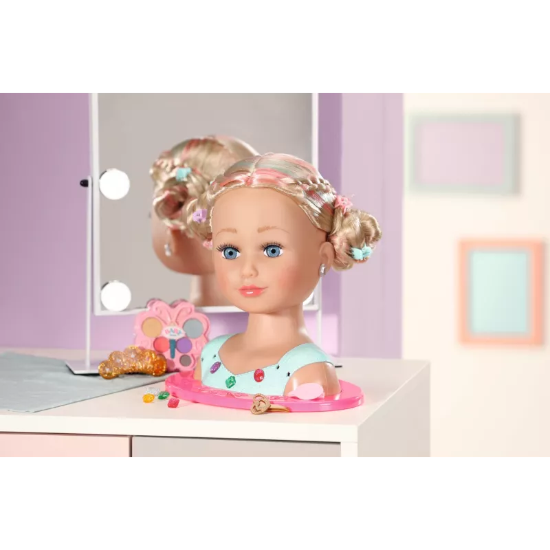 Lėlės makiažo ir plaukų formavimo rinkinys Zapf Creation BABY born Sister Styling Head Princess