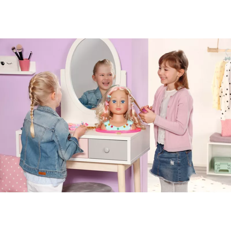 Lėlės makiažo ir plaukų formavimo rinkinys Zapf Creation BABY born Sister Styling Head Princess