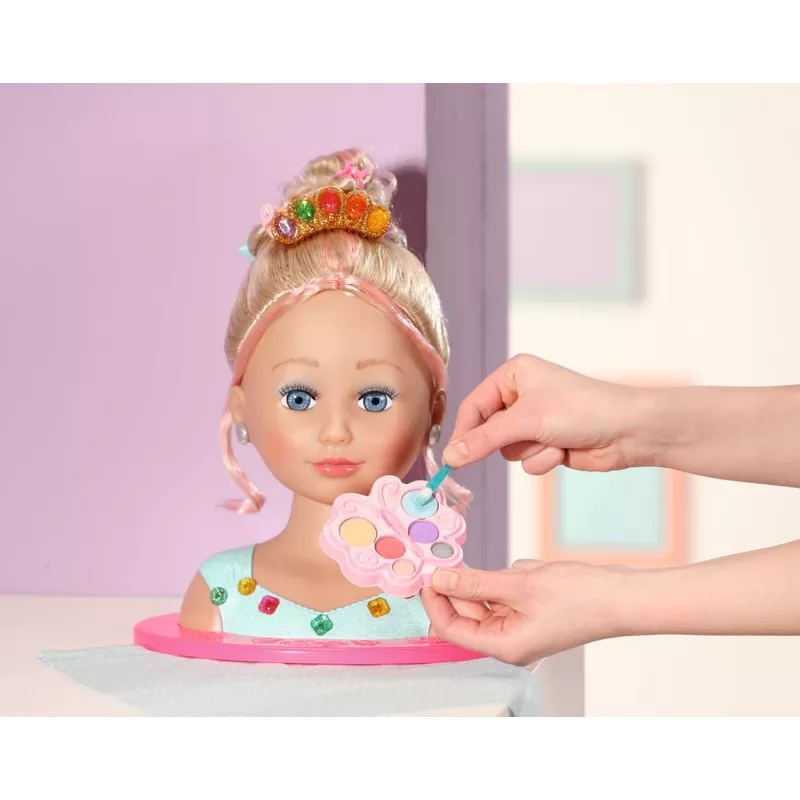 Lėlės makiažo ir plaukų formavimo rinkinys Zapf Creation BABY born Sister Styling Head Princess