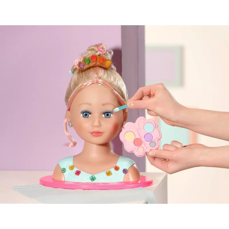 Lėlės makiažo ir plaukų formavimo rinkinys Zapf Creation BABY born Sister Styling Head Princess