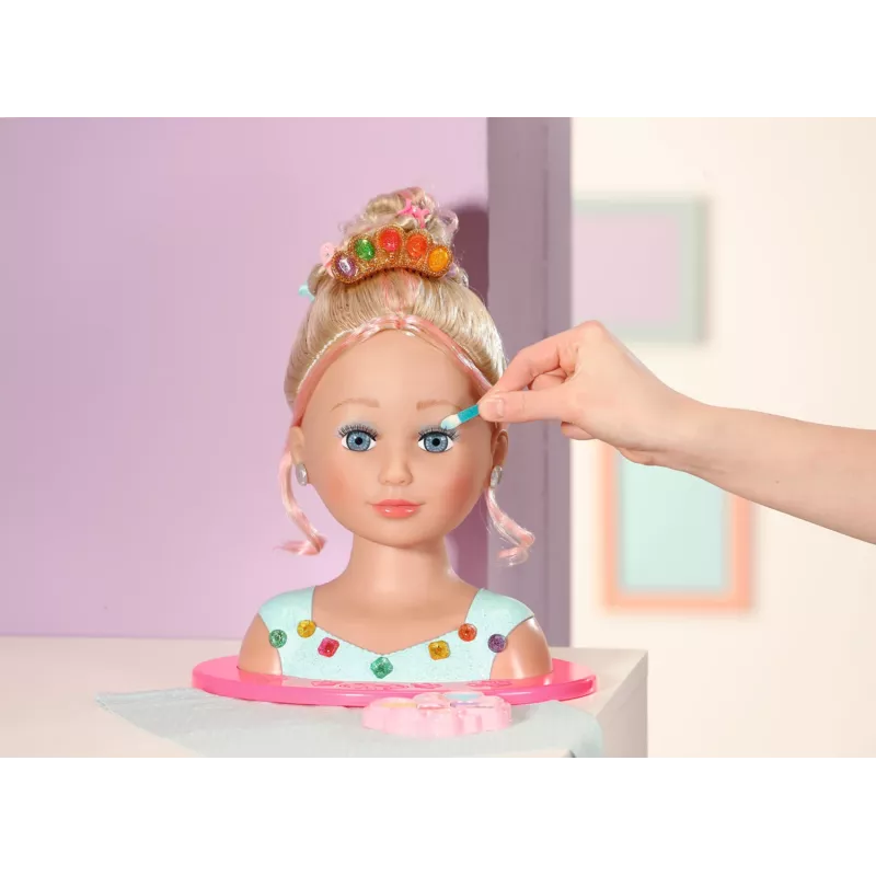 Lėlės makiažo ir plaukų formavimo rinkinys Zapf Creation BABY born Sister Styling Head Princess