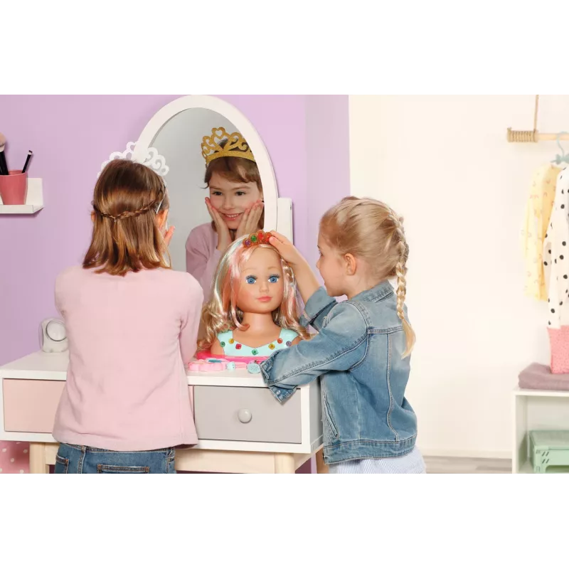Lėlės makiažo ir plaukų formavimo rinkinys Zapf Creation BABY born Sister Styling Head Princess