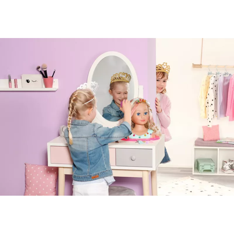 Lėlės makiažo ir plaukų formavimo rinkinys Zapf Creation BABY born Sister Styling Head Princess