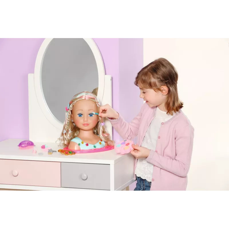 Lėlės makiažo ir plaukų formavimo rinkinys Zapf Creation BABY born Sister Styling Head Princess