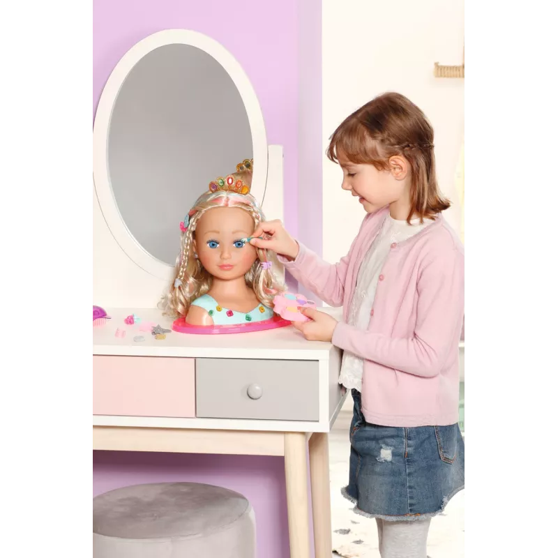 Lėlės makiažo ir plaukų formavimo rinkinys Zapf Creation BABY born Sister Styling Head Princess
