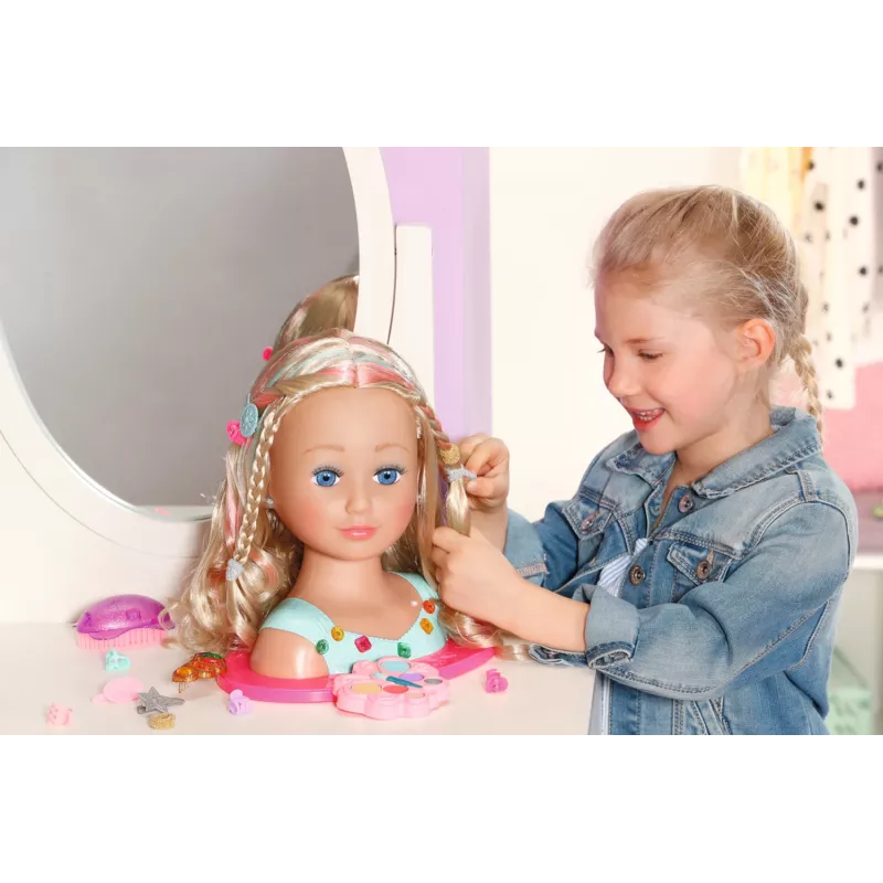 Lėlės makiažo ir plaukų formavimo rinkinys Zapf Creation BABY born Sister Styling Head Princess