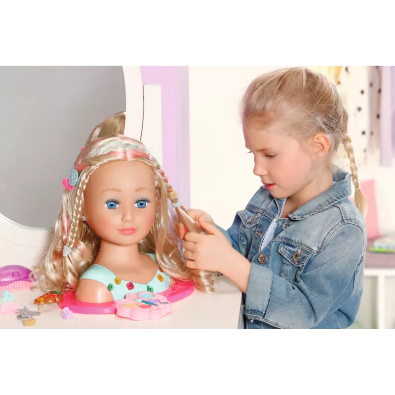 Lėlės makiažo ir plaukų formavimo rinkinys Zapf Creation BABY born Sister Styling Head Princess
