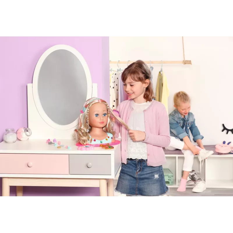 Lėlės makiažo ir plaukų formavimo rinkinys Zapf Creation BABY born Sister Styling Head Princess
