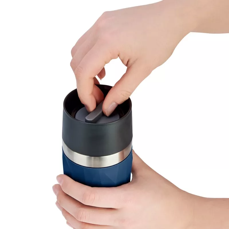EMSA Travel Mug Compact 300 ml Mėlyna, Nerūdijantis plienas