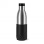 EMSA Bludrop Sleeve N3111100 geriamasis butelis Kasdieniam naudojimui 700 ml Nerūdijantis plienas Juoda, Nerūdijantis plienas