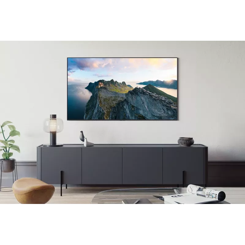 Smart TV Samsung GQ85QN80FAU 85 colių (2,16 m) QLED 4K Ultra HD, Motion Xcelerator, Wi‑Fi, DVB-T2/C/S2 — anglies/sidabro spalvos