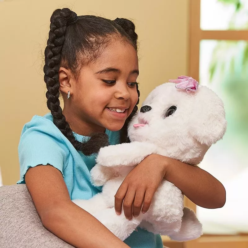 Minkštas žaislas VTech Schlecki the cuddly puppy — interaktyvus pliušinis šuniukas iš VTech