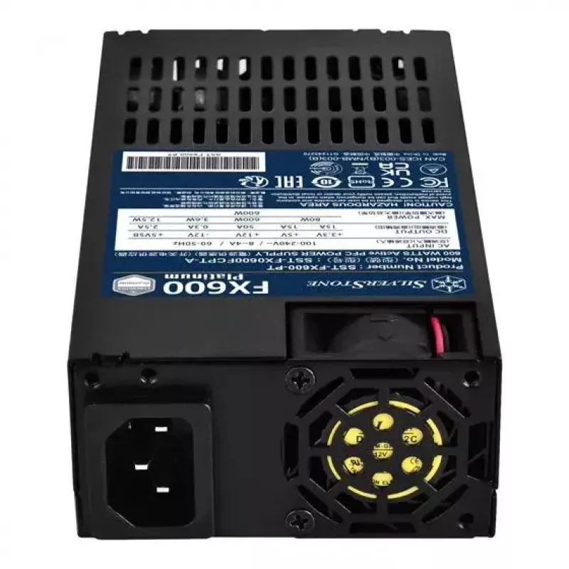 Maitinimo blokas Sidabrinėstone FX600 Platinum 600 W