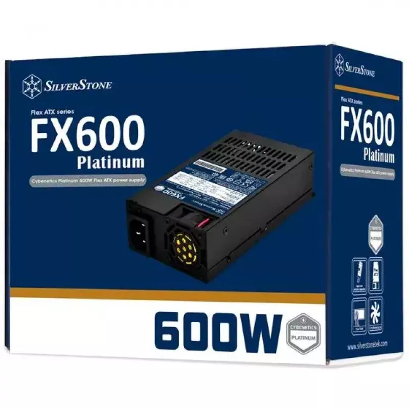 Maitinimo blokas Sidabrinėstone FX600 Platinum 600 W