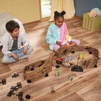 VTech Car-Board Racers 563904, 5 m., reikalingos baterijos, AA, kartonas, guma, įvairiaspalvis