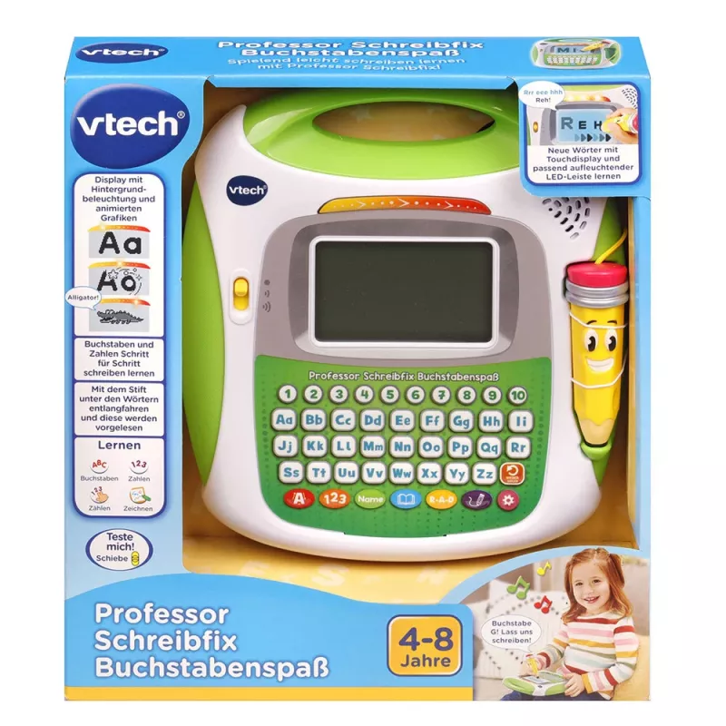 VTech 617004, 4 metai, reikalingos baterijos, AA, žalia, balta