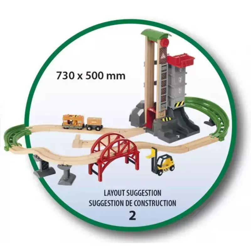 Lift & Load Warehouse Set BRIO 33887