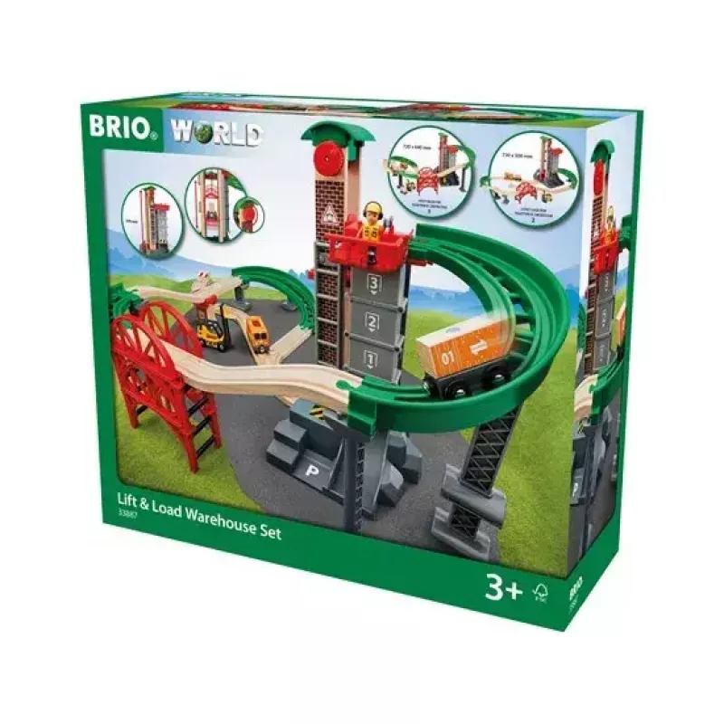 Lift & Load Warehouse Set BRIO 33887