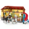 schleich FARM WORLD arklidės, Ūkis, Ūkio gyvūnai / ūkio žaislai, 3 m., Įvairiaspalvė, Plastikas