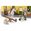 schleich FARM WORLD arklidės, Ūkis, Ūkio gyvūnai / ūkio žaislai, 3 m., Įvairiaspalvė, Plastikas