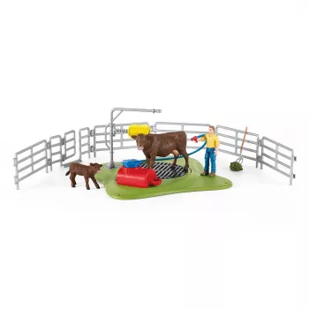 Farm Schleich FARM WORLD Laimingos karvės plovykla