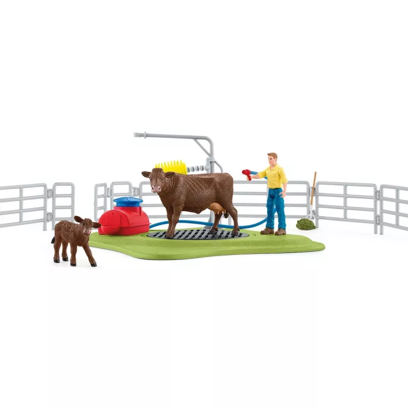 Farm Schleich FARM WORLD Laimingos karvės plovykla