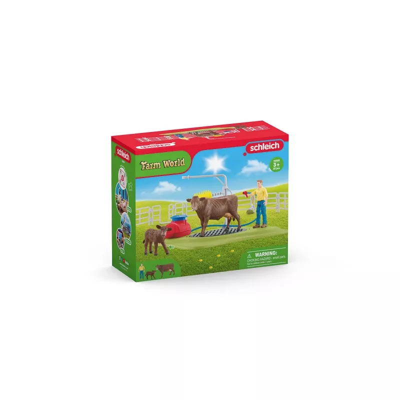 Farm Schleich FARM WORLD Laimingos karvės plovykla