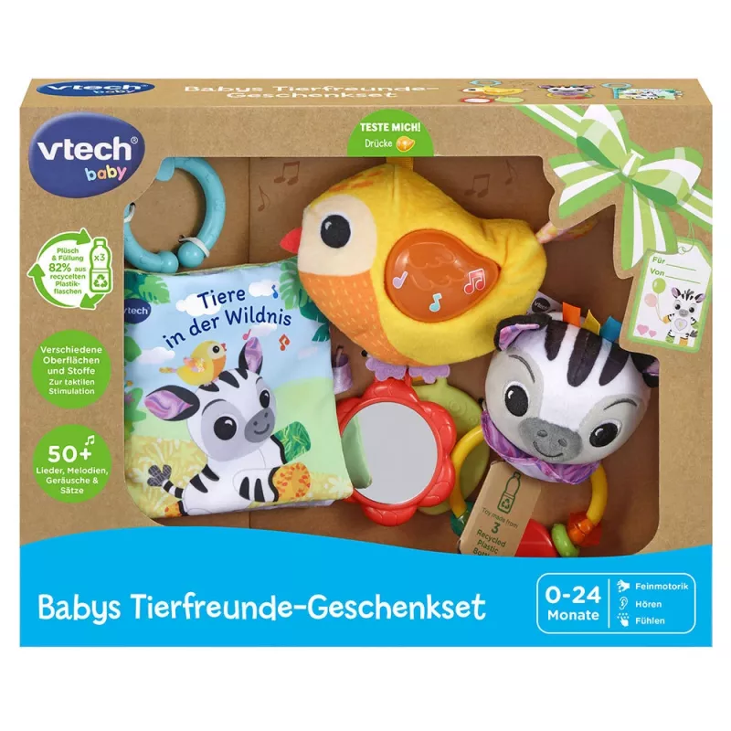 VTech Baby 562504, garsinis, reikalingos baterijos, AAA, plastikas, pliušas, įvairiaspalvis