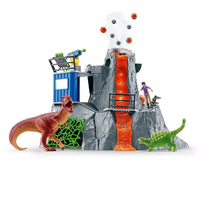 Gyvūnas Schleich Dinozaurai Ugnikalnio Ekspedicijos Bazinė Stovykla Įvairiaspalvė 42564