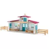 schleich HORSE CLUB Ežero krantinės jojimo centras, ūkis, arklių arklidės, žirgai, 5 m., įvairiaspalvis, plastikas